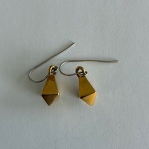 Vintage Robert Lee Morris 18 ct gold plated  earrings